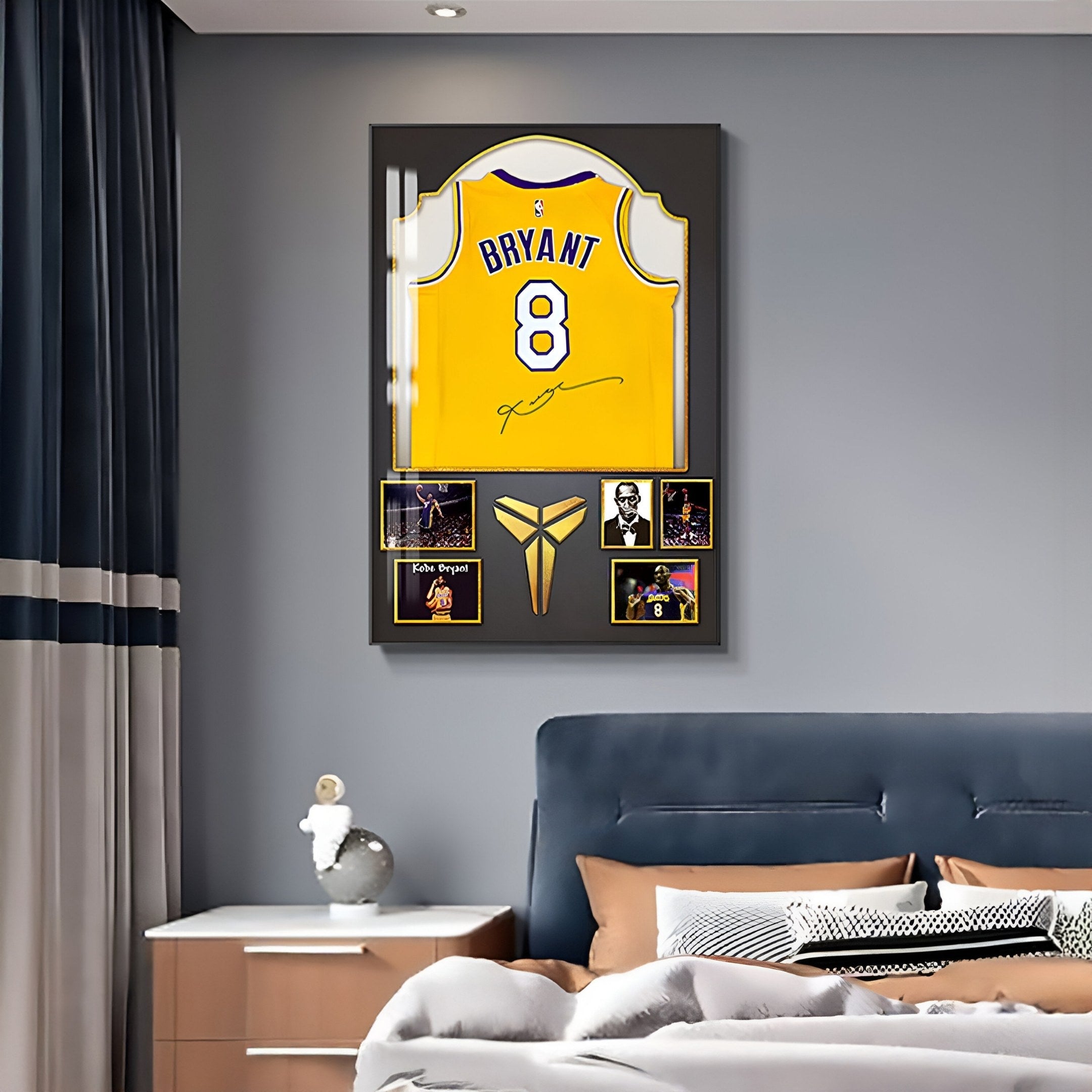 Legends Kobe Bryant #8 Lakers Jersey Framed Wall Art