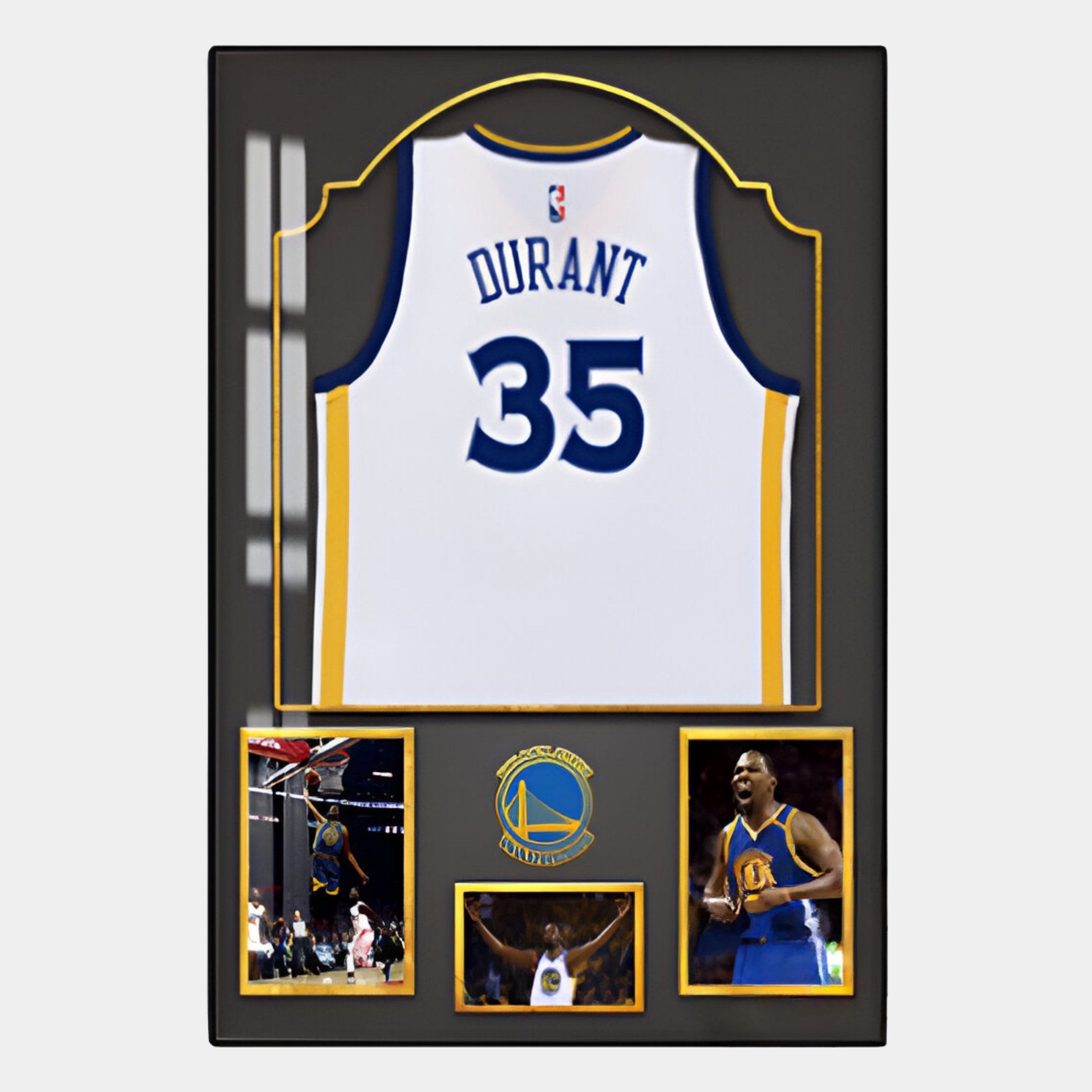 Legends Kevin Durant #35 Warriors Jersey Framed Wall Art