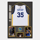 Legends Kevin Durant #35 Warriors Jersey Framed Wall Art