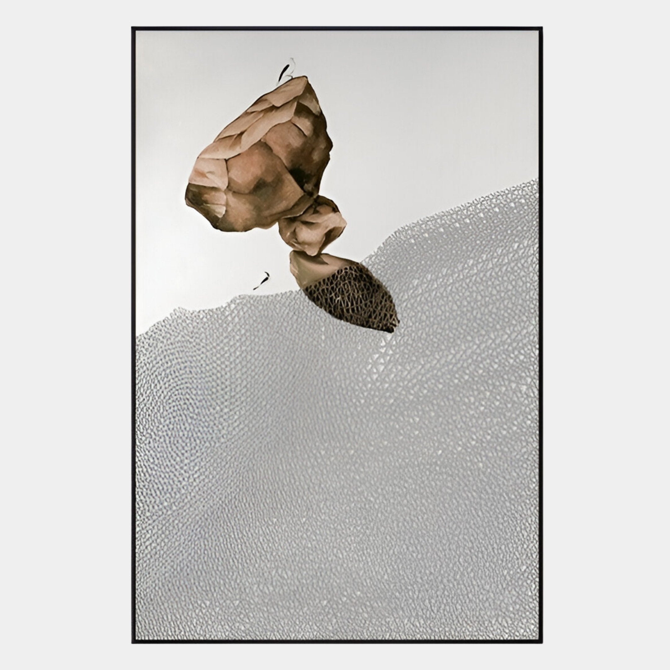 Avalora II Earth Crest Abstract Geometric 3D Wall Art