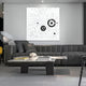 Orbryne Black & White Constellation Abstract 3D Wall Art