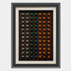 Brewvara Coffee Capsule Grid Framed 3D Wall Art