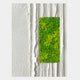 Verdure III White Ripple & Green Moss 3D Wall Art