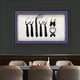 Cravatto Black Tie & Bow Framed 3D Wall Art