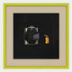 Tabacora Hip Flask & Lighter Framed 3D Wall Art