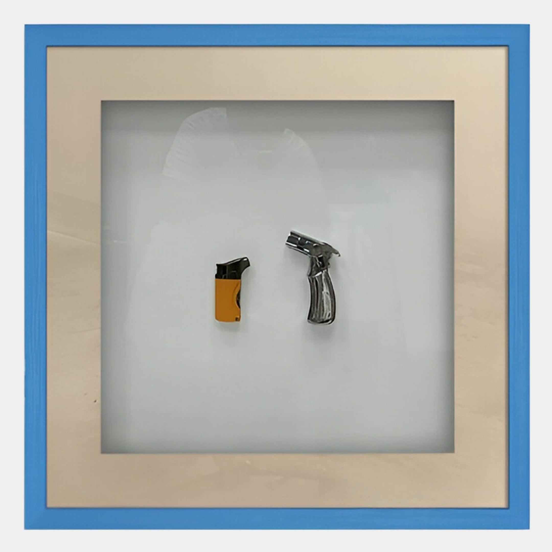 Vitara Torch Lighter & Flame Gun Framed 3D Wall Art