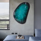 Veyora Teal Radiance 3D Relief Wall Art