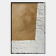 Cartura Bronze & White Angled Fold Paper 3D Wall Art