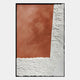Cartura Copper & White Angled Fold Paper 3D Wall Art