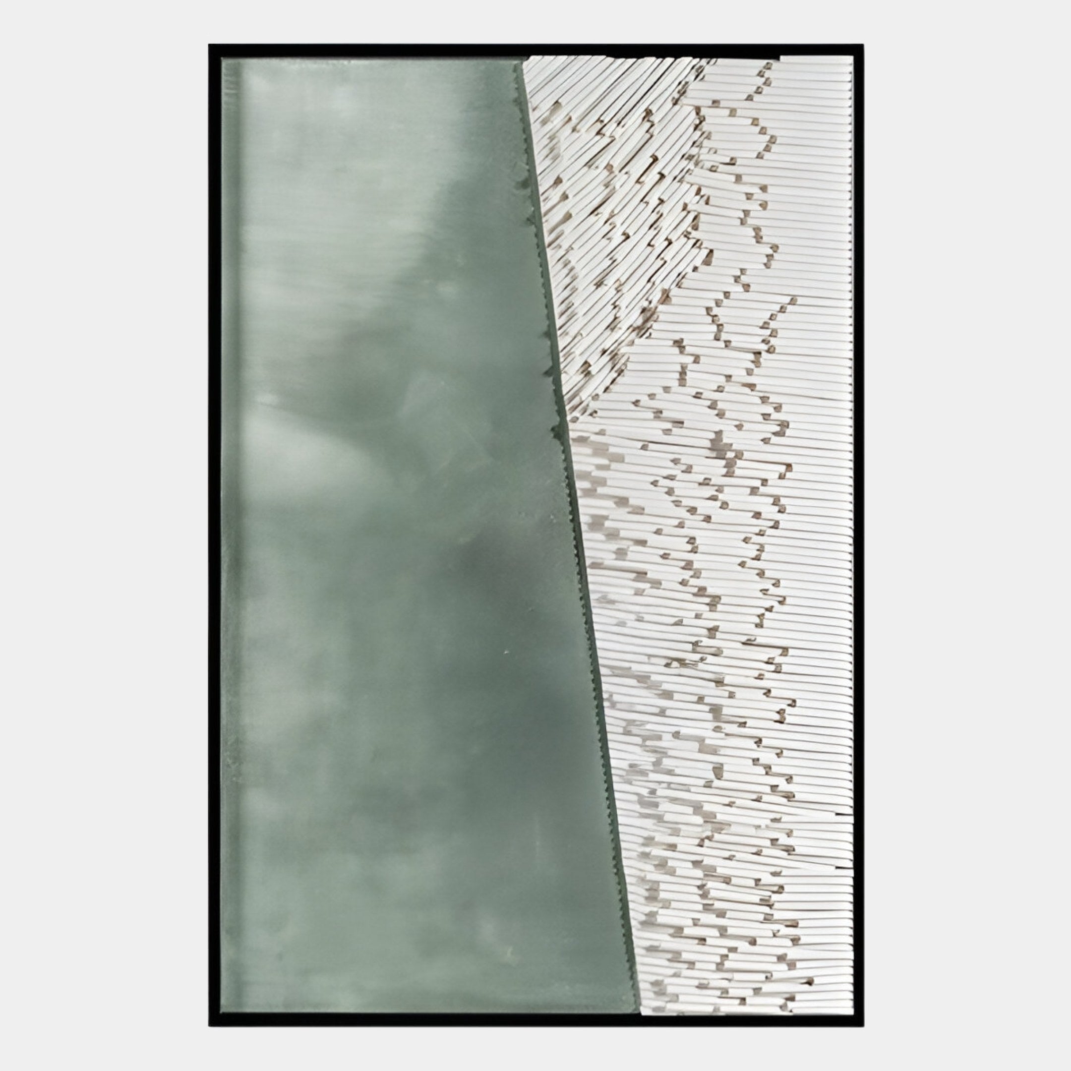 Cartura Grey & White Fold Paper 3D Wall Art
