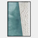 Cartura Teal & White Fold Paper 3D Wall Art