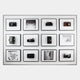 Optivis Linear Camera Montage 3D Wall Art