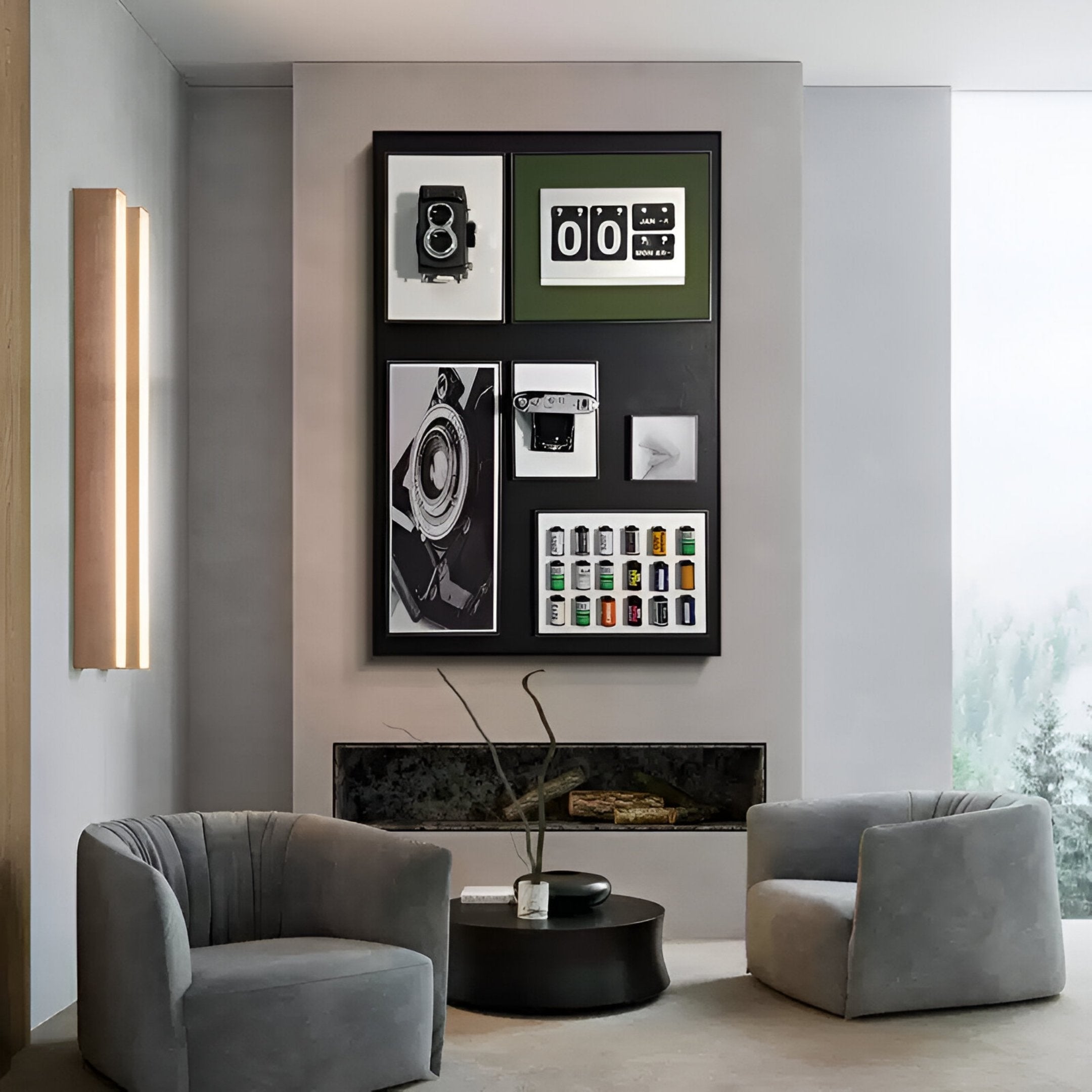 Optivis Studio Ledger Calendar 3D Wall Art