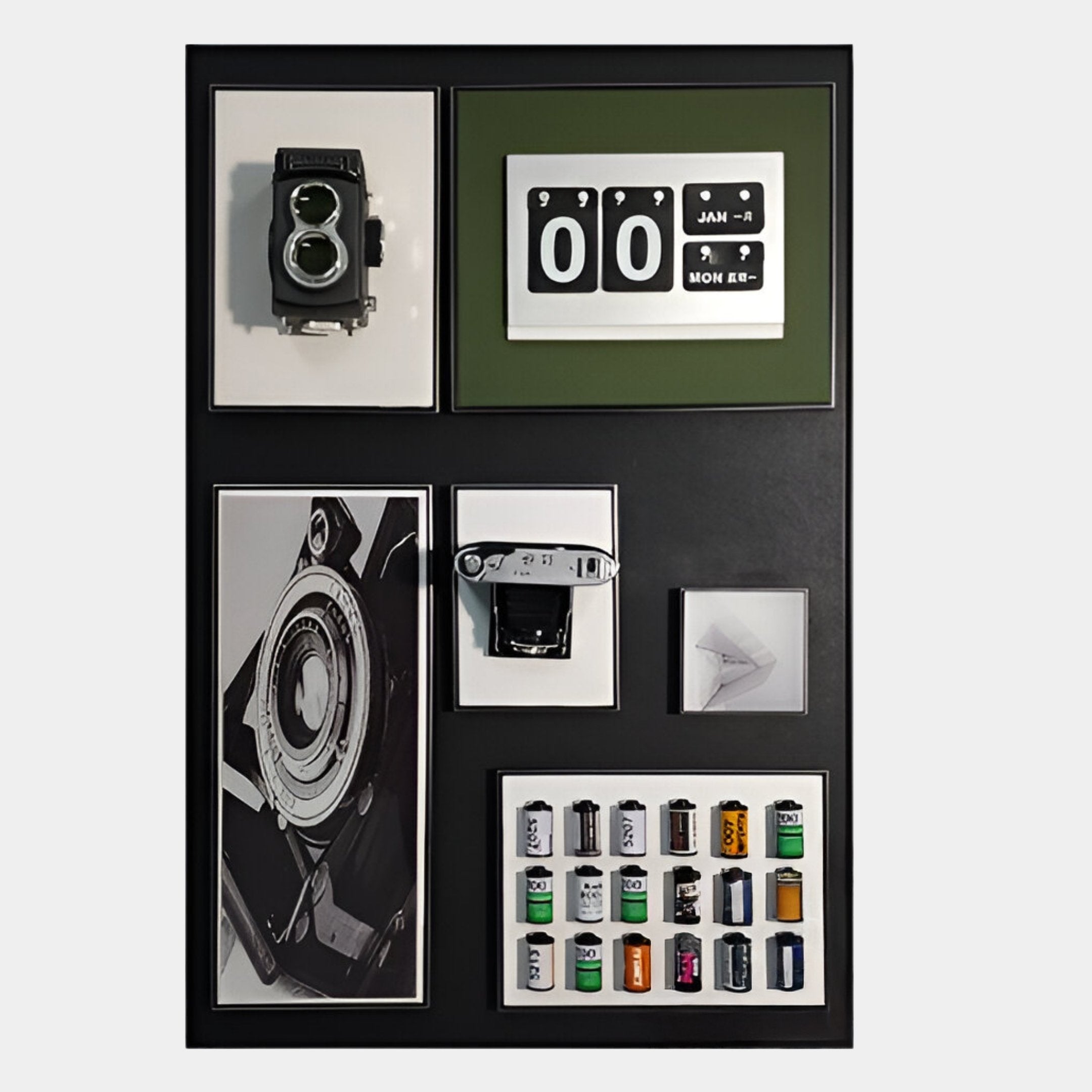 Optivis Studio Ledger Calendar 3D Wall Art