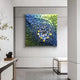 Stravura Yellow & Blue Orbital Centre 3D Wall Art