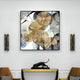 Fanora II Golden Woven Cluster Rope 3D Wall Art