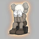 Mournis Melancholy Seated Iconify 3D LED Wall Art