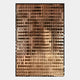 The Gradalis Bronze Sculptural Metal 3D Wall Art by Giant Sculptures features a geometric, abstract design with bronze hues, making it a striking piece of modern statement decor for your space.