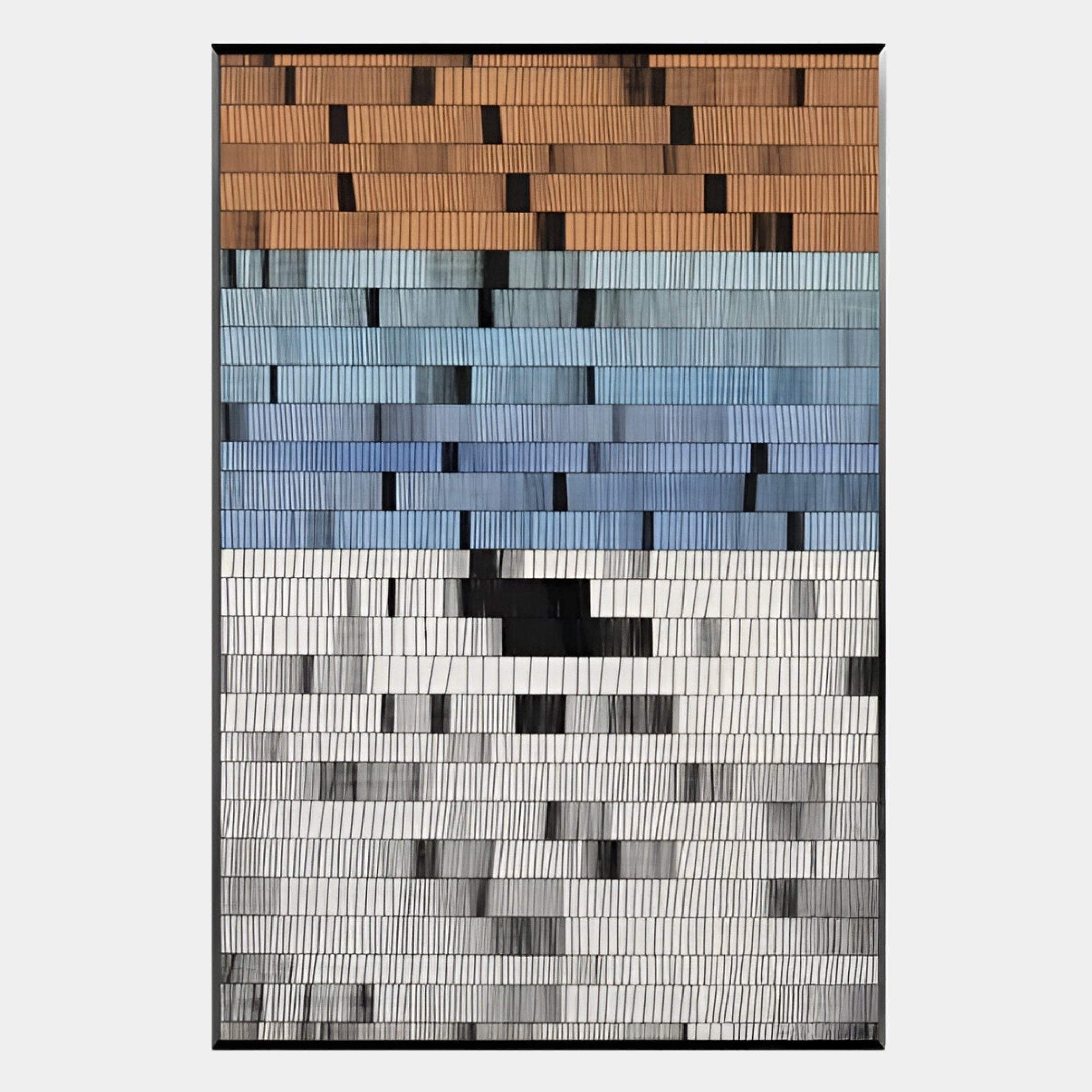 Chromastrata Sand & Sky Tiers Layered 3D Wall Art