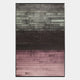 The Chromastrata Charcoal & Blush Layered 3D Wall Art by Giant Sculptures features horizontal rows of thin, uneven lines in gray, black, and mauve-pink tones for a rich, modern textured wall decor piece.