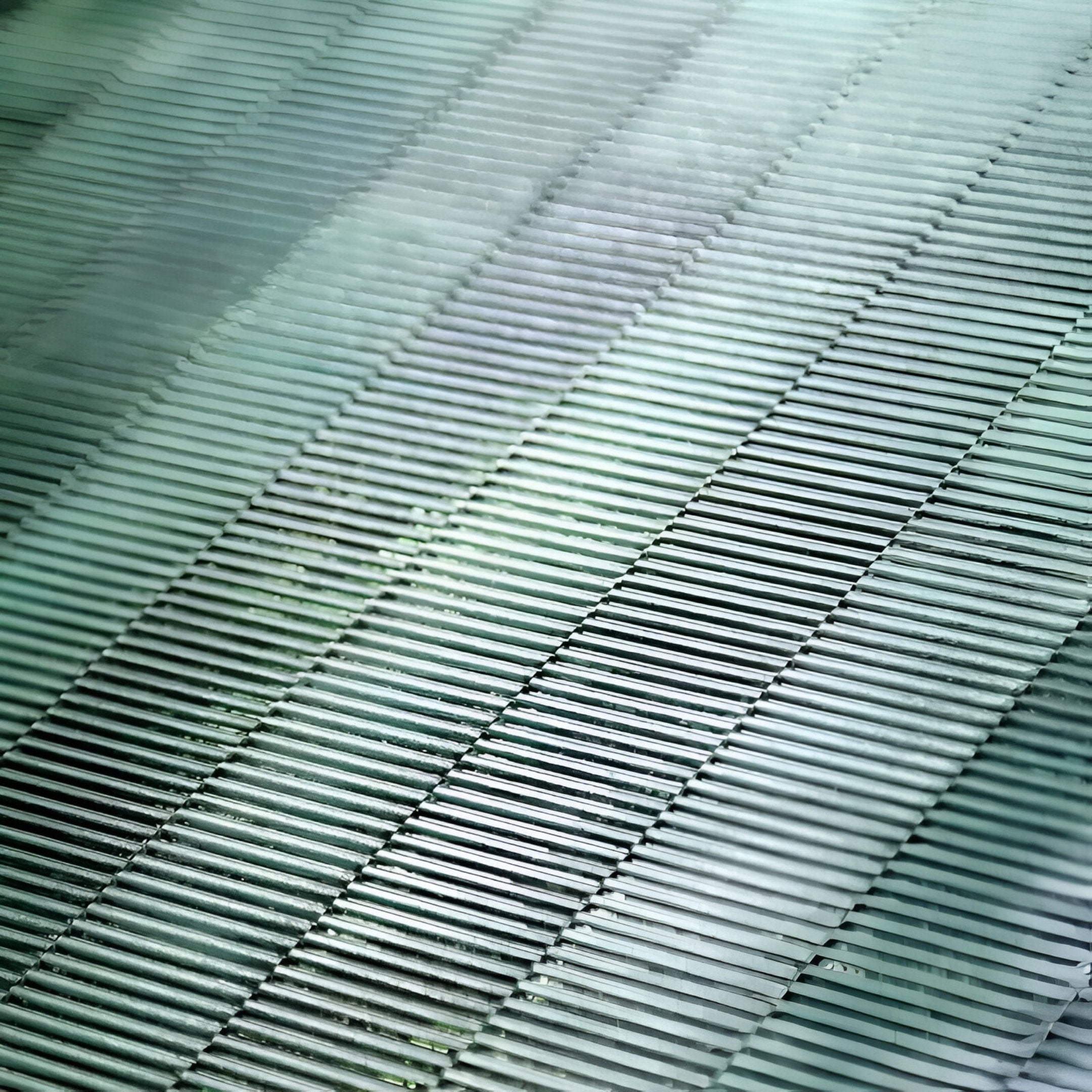Chromastrata Verdant & Navy Layered 3D Wall Art