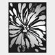 Floristra IV Petal Bloom Silver Mirror 3D Wall Art by Giant Sculptures features bold, abstract shapes radiating from the center, resembling a stylized flower—ideal for adding contemporary flair to your space.
