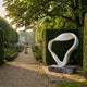 Abstract Ribbon Marble Sculpture - 60cm