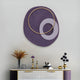 Orbien Plum & Gold Ring Sandstone Mural Wall Art