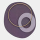 Orbien Plum & Gold Ring Sandstone Mural Wall Art