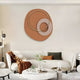 Orbien Terracotta & Gold Ring Sandstone Mural Wall Art