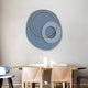 Orbien Slate Blue & Gold Ring Sandstone Mural Wall Art