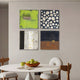 Kora Lime Ridge Folded 3D Wall Art
