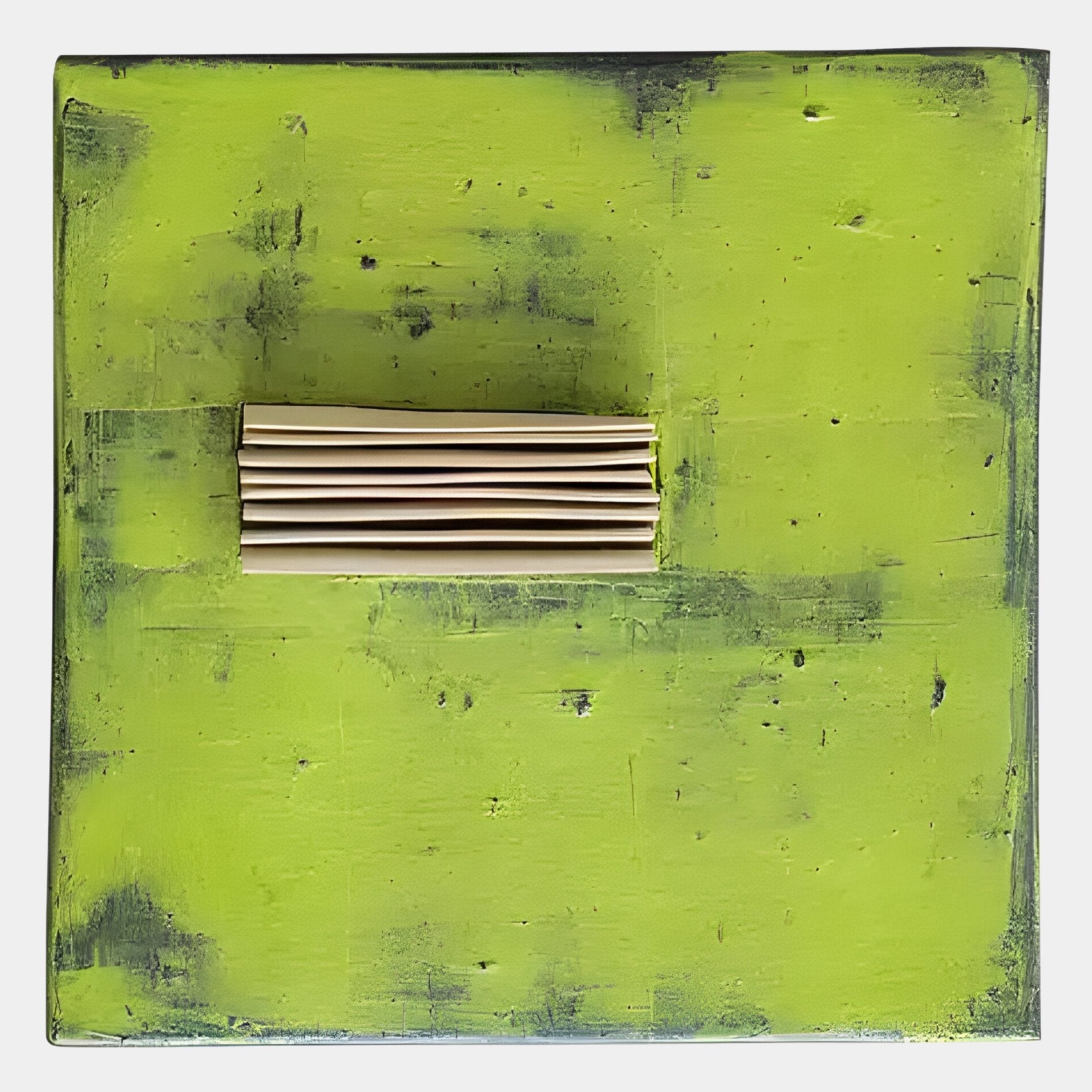 Kora Lime Ridge Folded 3D Wall Art