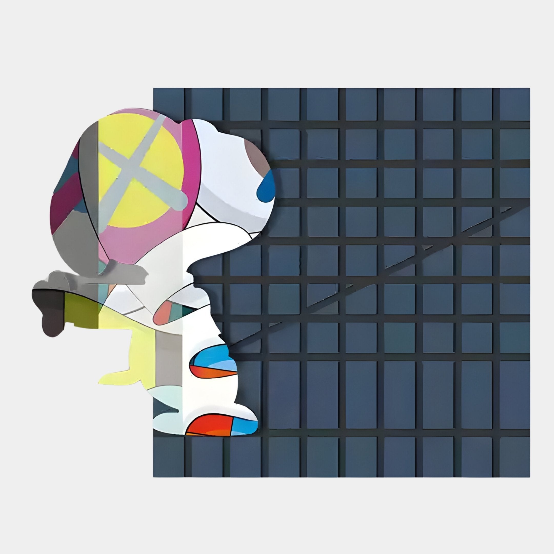 Snoopy Gridz Pop Prism Stride Night 3D Wall Art
