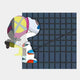 Snoopy Gridz Pop Prism Stride Night 3D Wall Art