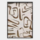 Dunari Earth Trace III Wood Carving 3D Wall Art