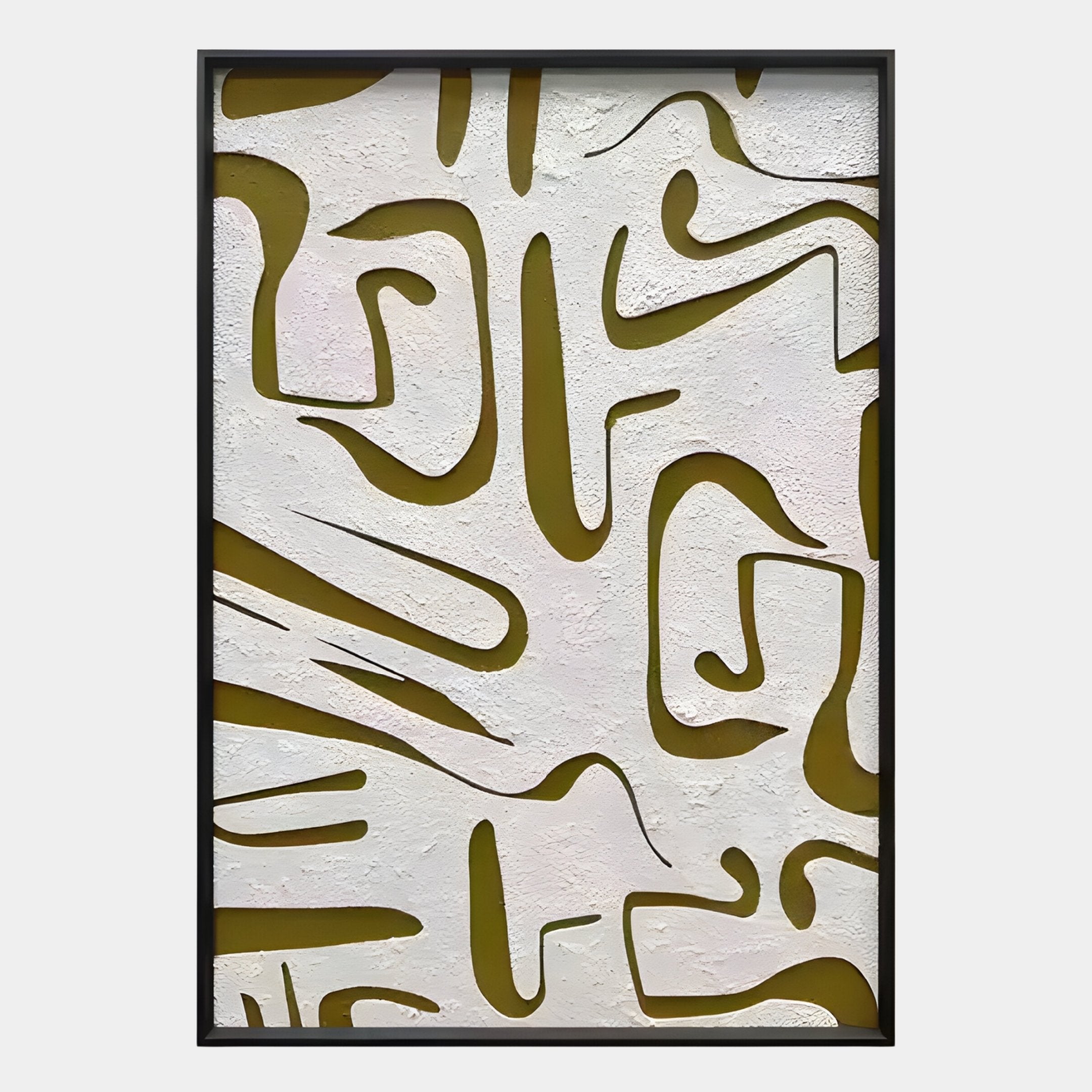 Dunari Olive Trace III Wood Carving 3D Wall Art