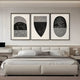 Noctara Crest Mist Monochrome Carved 3D Wall Art