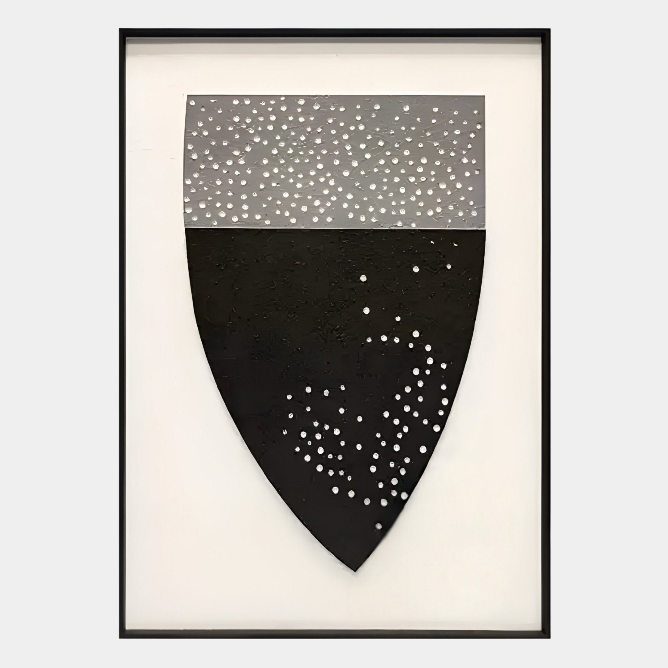 Noctara Crest Mist Monochrome Carved 3D Wall Art