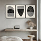 Noctara Orb Dusk Monochrome Carved 3D Wall Art