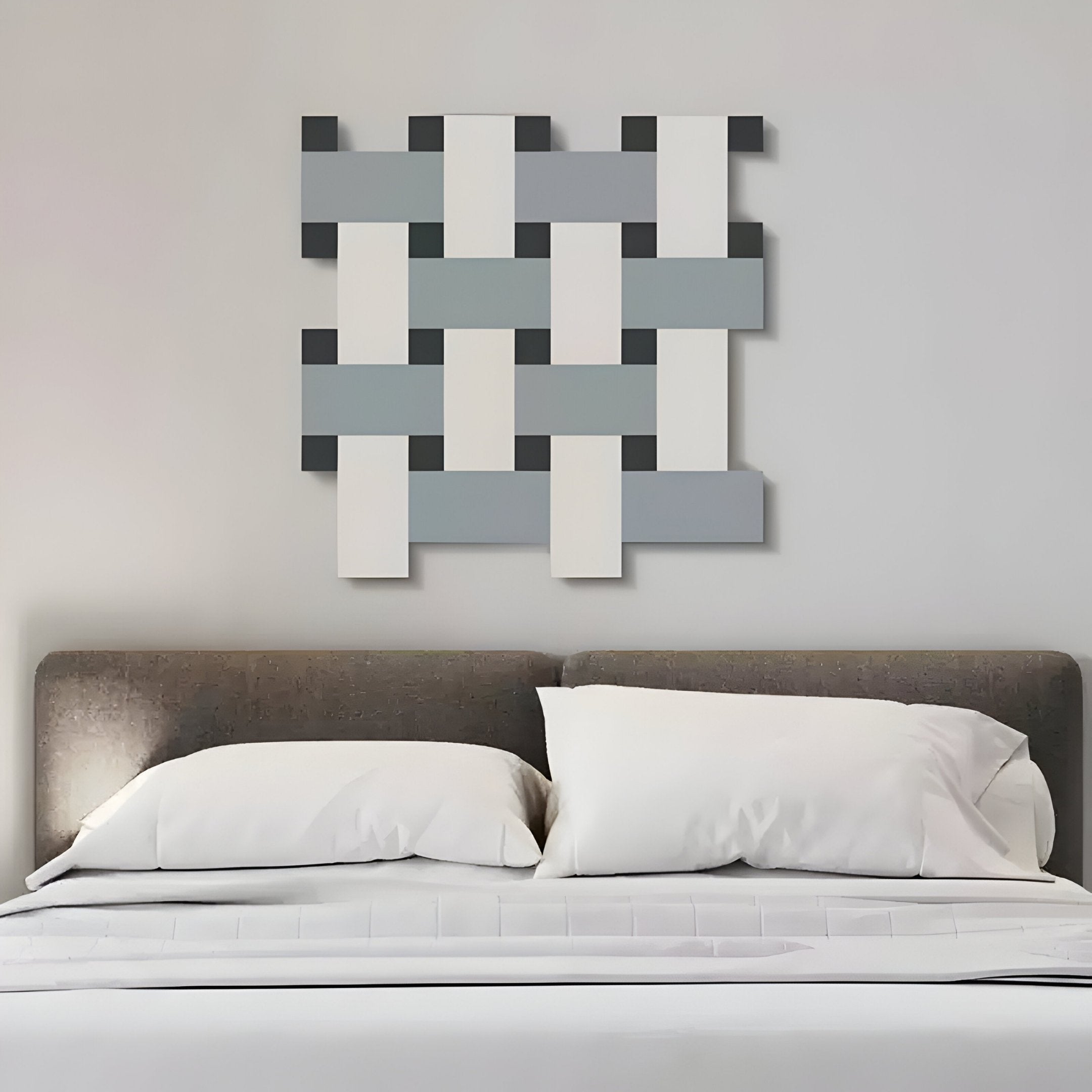 Tressel Interlock Fog Oil Painting 3D Wall Art