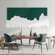 Riftline Ridgecut Green Wood Carving 3D Wall Art