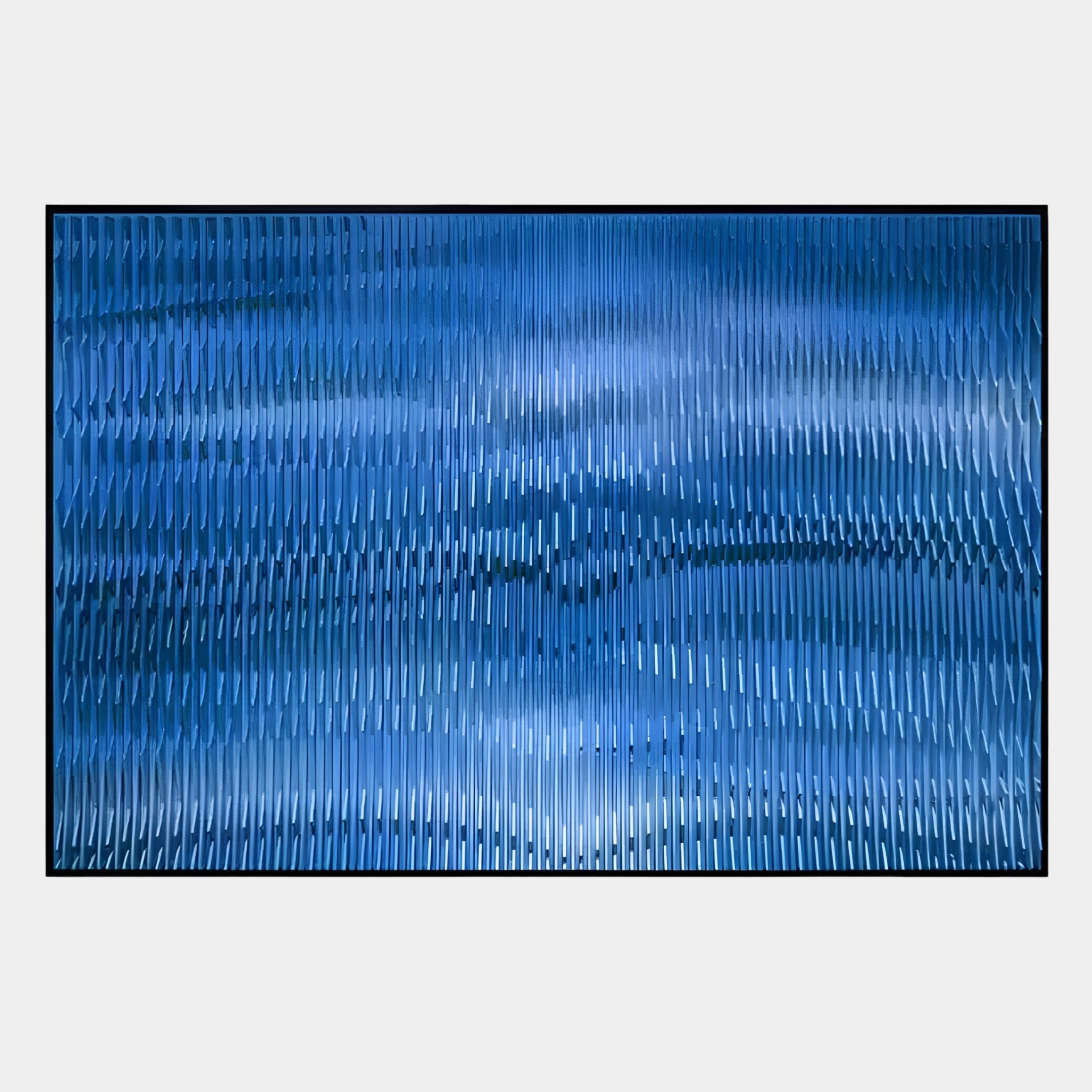 Prismetal Cobalt Flow Wood Carving 3D Wall Art