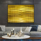 Prismetal Gold Flow Wood Carving 3D Wall Art