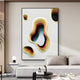 Cratera Yellow & Amber Wood Carving 3D Wall Art