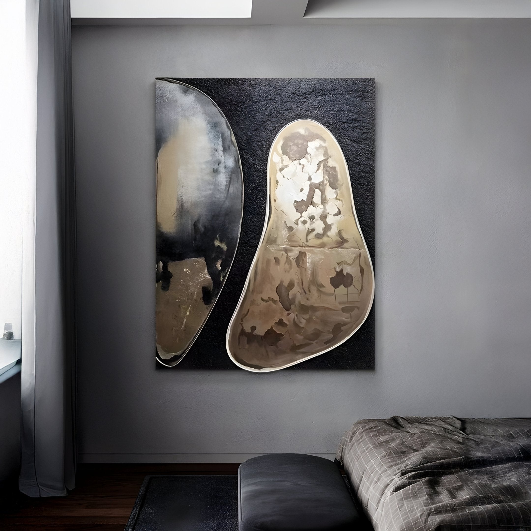 Tectra Drift Earth Textured Oil Painting 3D Wall Art