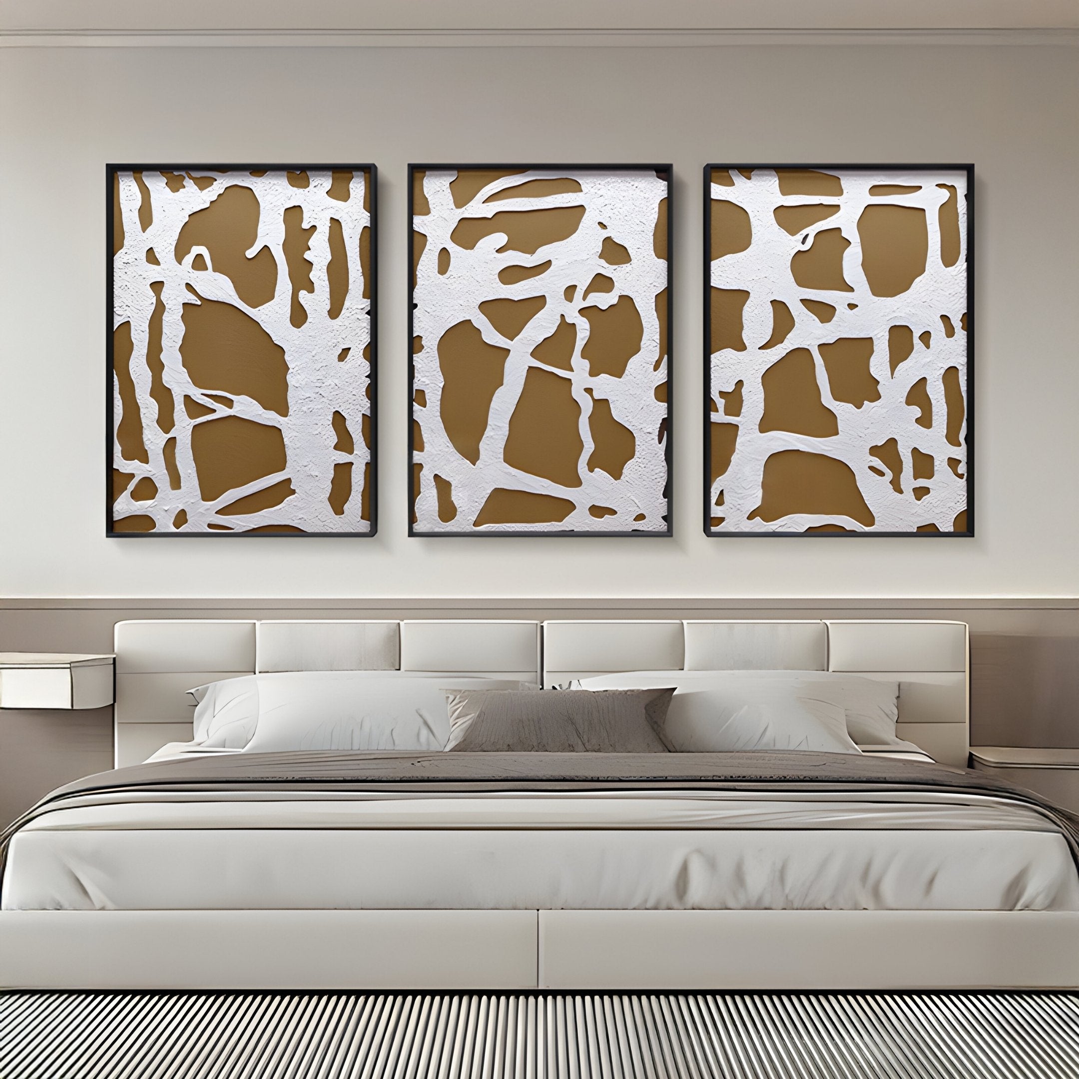 Drosan Bark Trace III Wood Carving 3D Wall Art