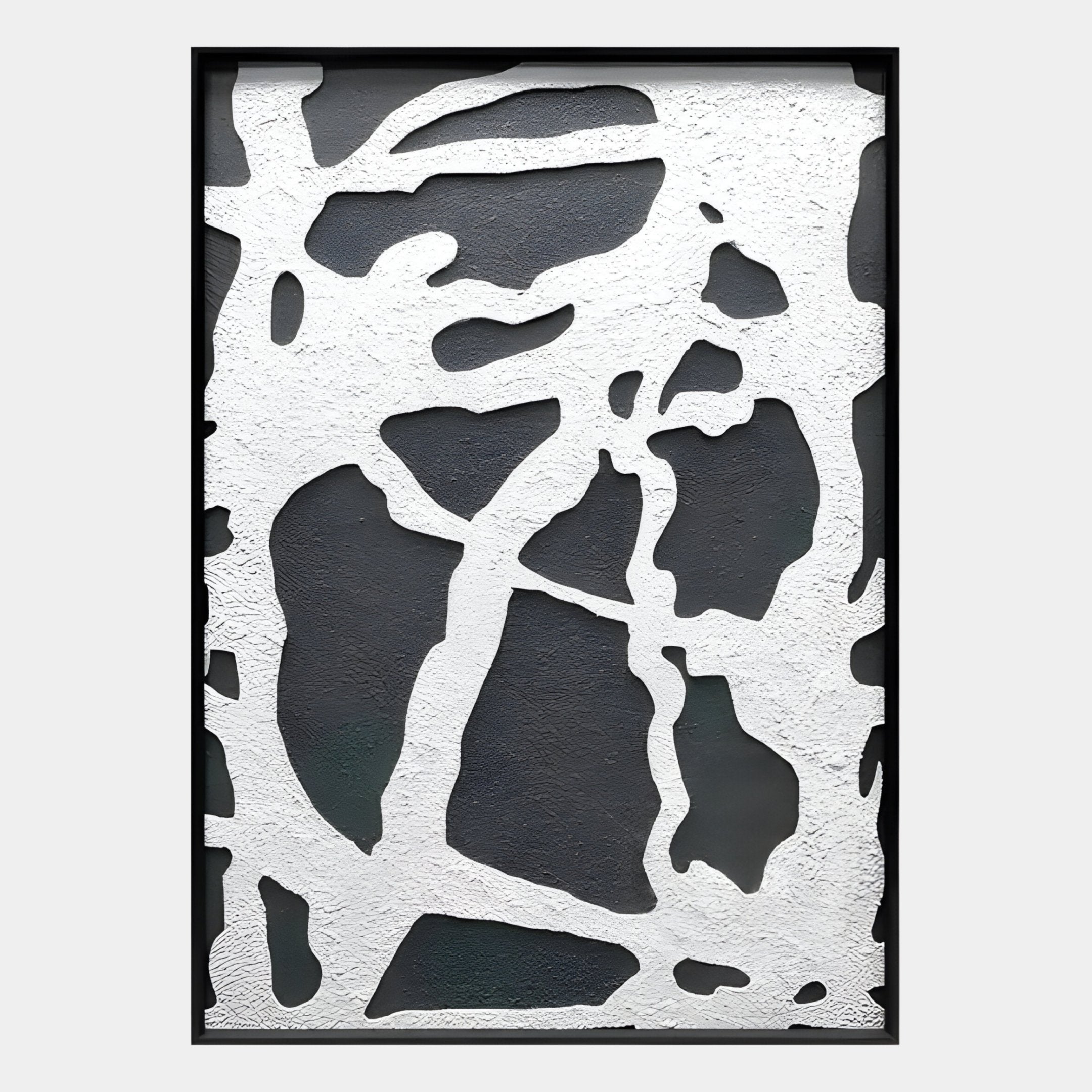 Drosan Midnight Trace II Wood Carving 3D Wall Art
