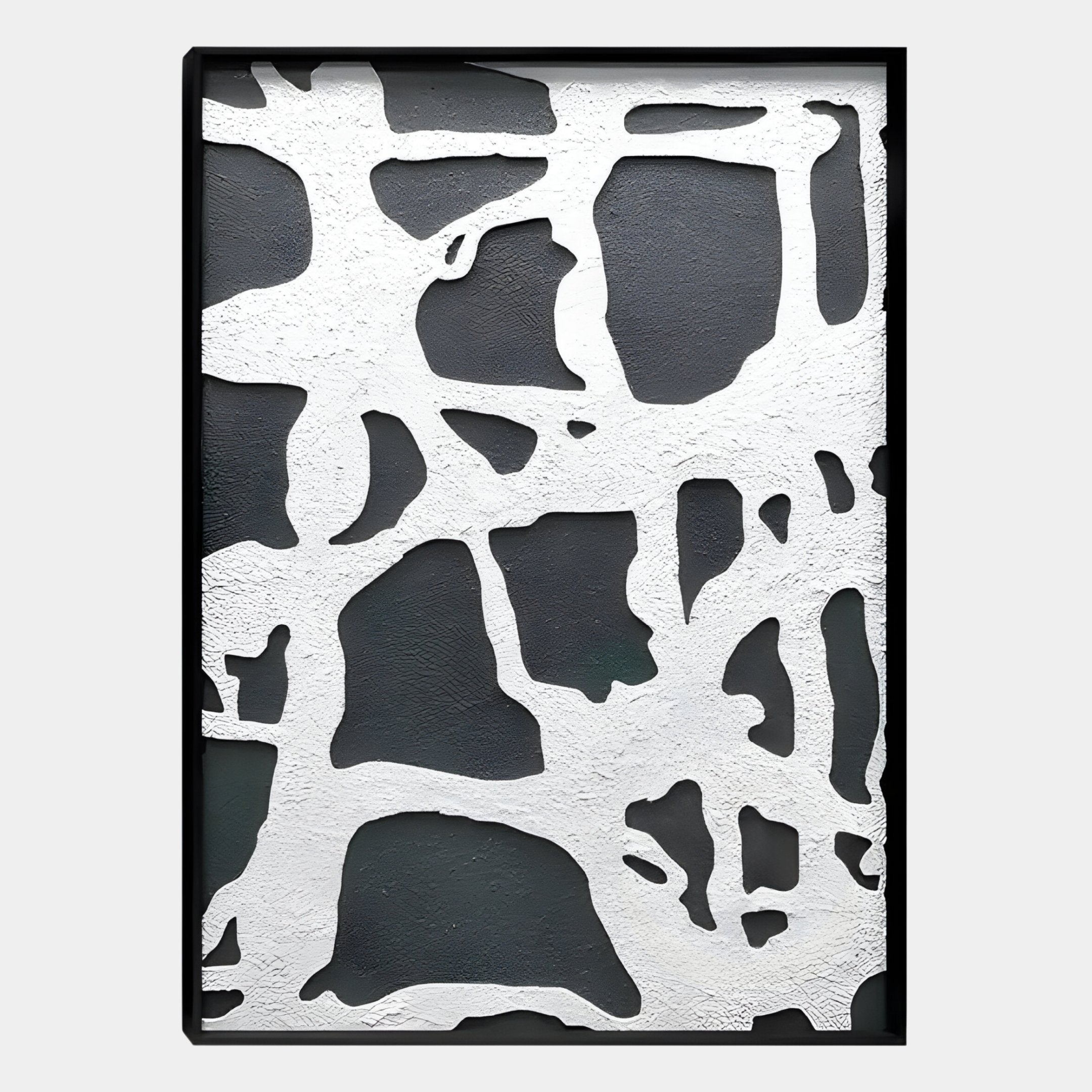 Drosan Midnight Trace III Wood Carving 3D Wall Art