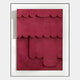 Cascala Crimson Layered Wood Carving 3D Wall Art